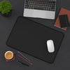 Black Desk Mat – Minimalist Waterproof Mouse Pad & Workspace Protector