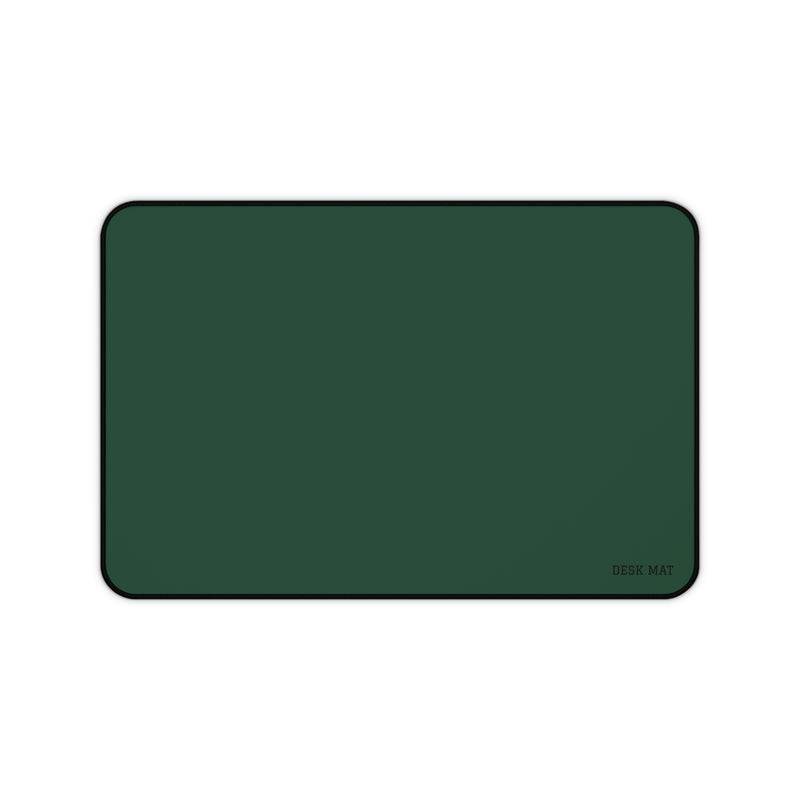 Green Minimal Desk Mat — Large Waterproof Mouse Pad for Office & Home