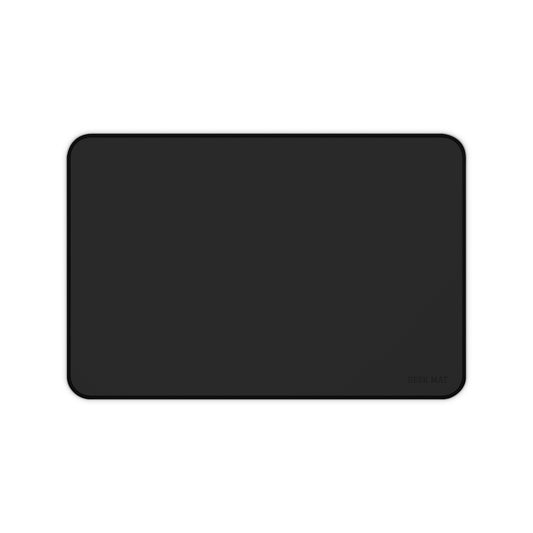 Black Desk Mat – Minimalist Waterproof Mouse Pad & Workspace Protector
